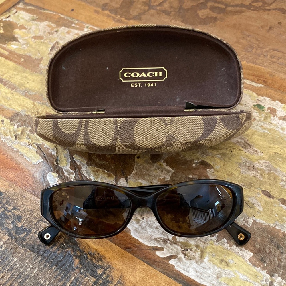 Coach sunglasses with case.